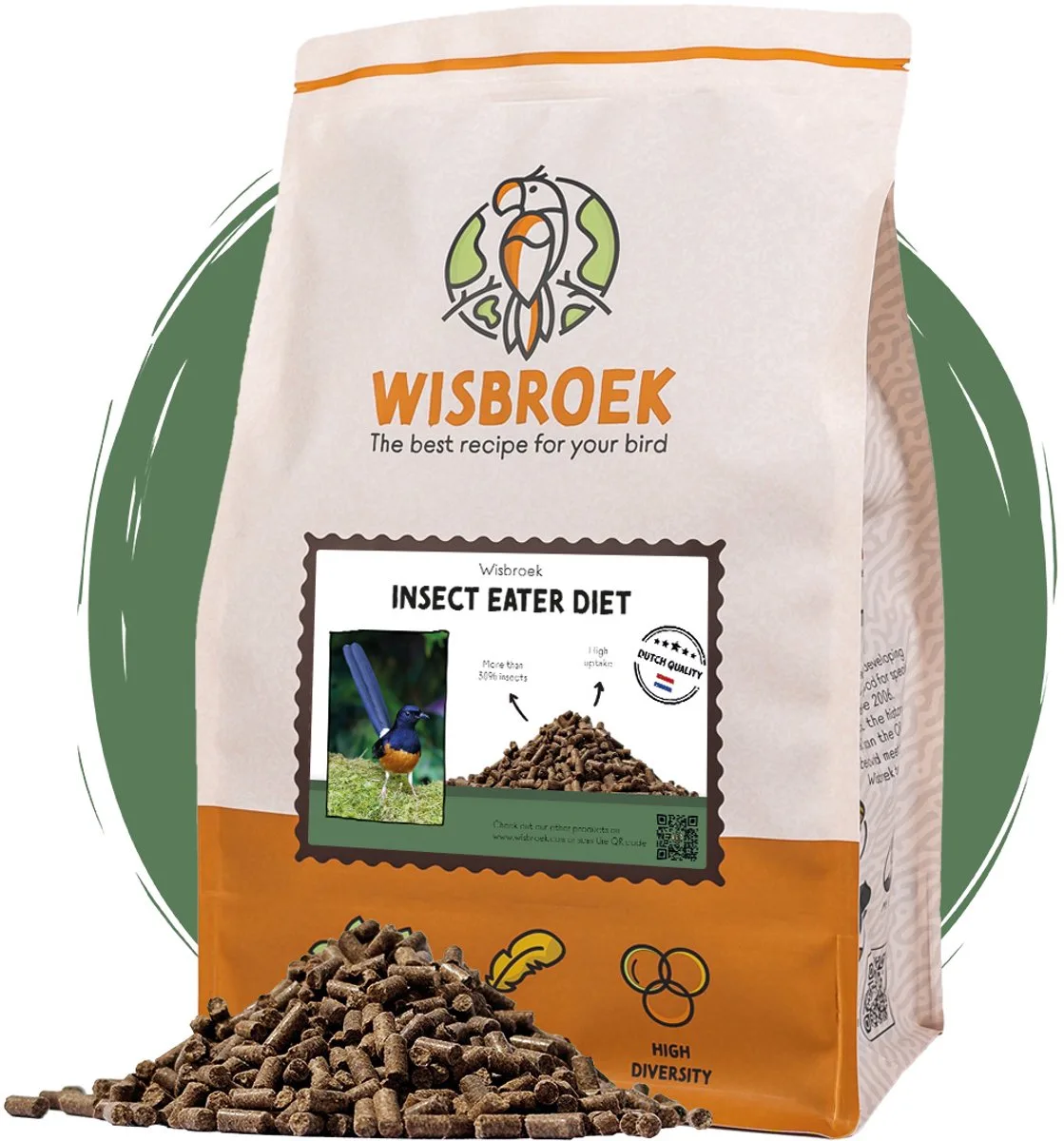 Insect Eater Diet (3kg) von Wisbroek – Produktfoto