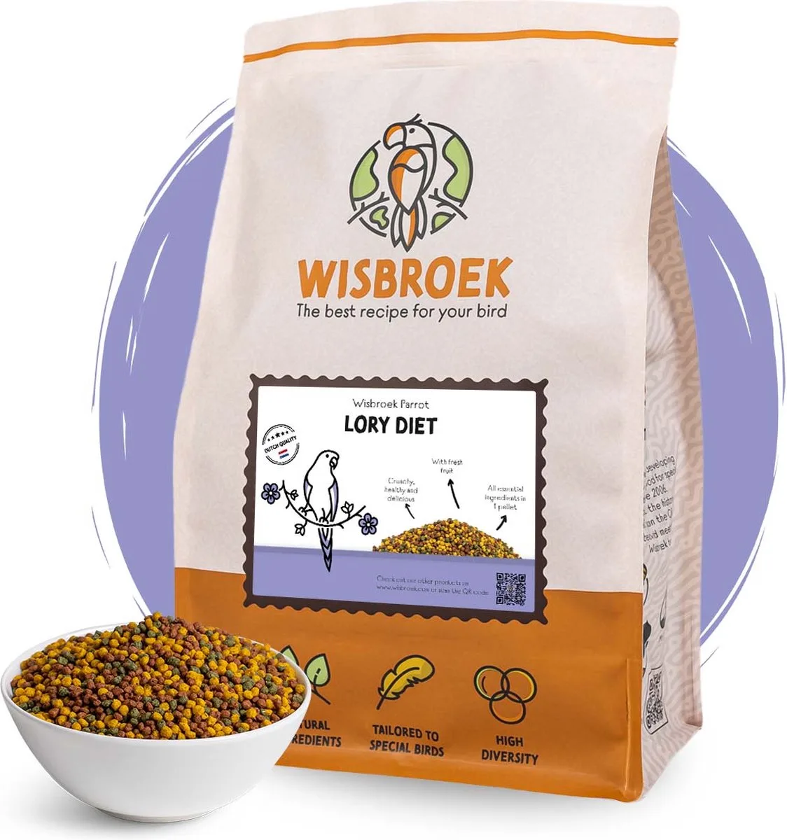 Lory Diet (3 kg) de Wisbroek – photo produit