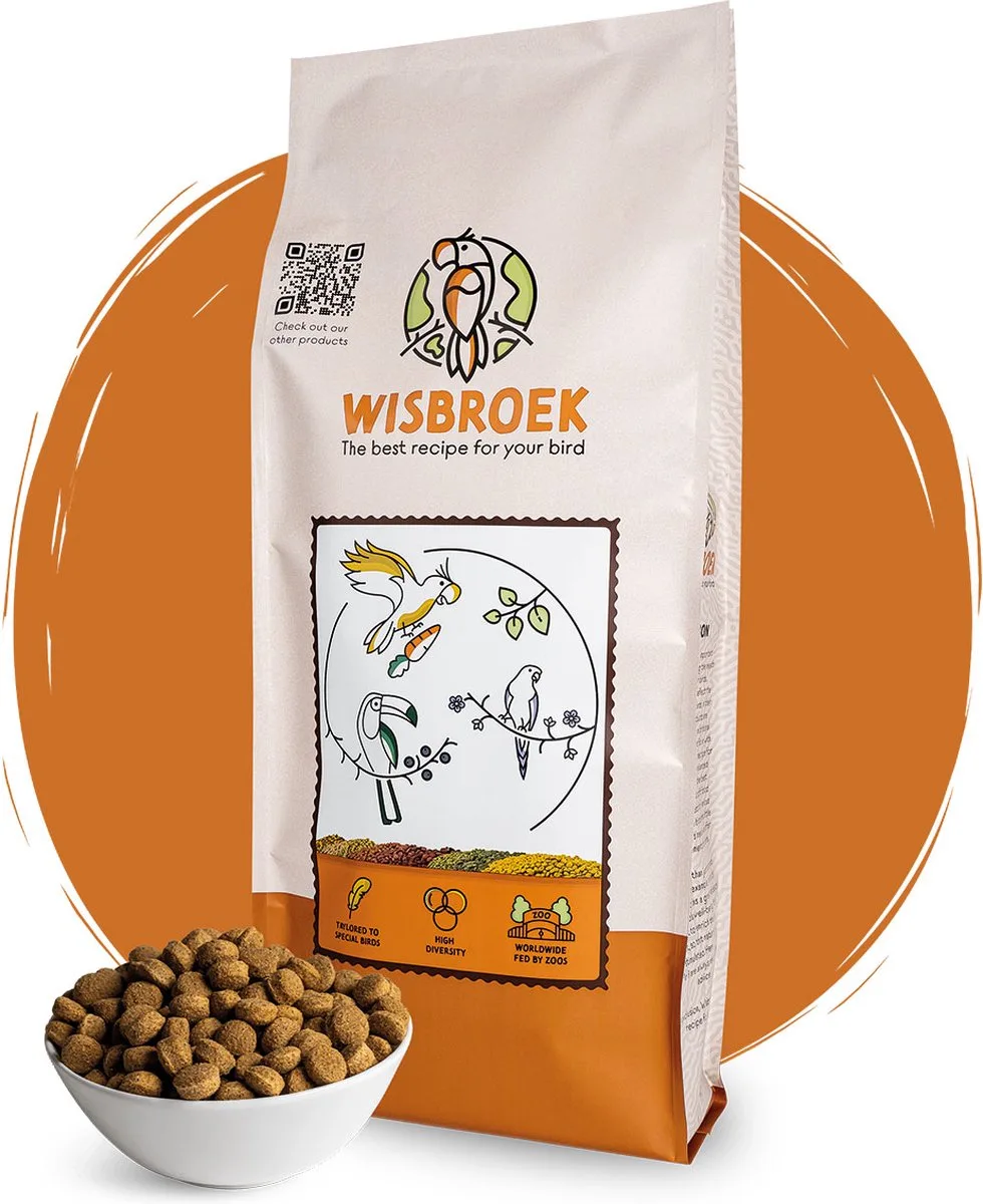 Parrot Fruit Blend Daily Large (10 kg) von Wisbroek – Produktfoto