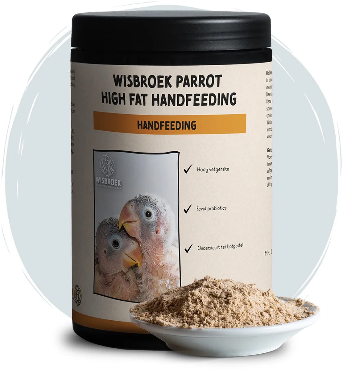 Parrot High Fat Handfeeding (700 gram) von Wisbroek – Produktfoto