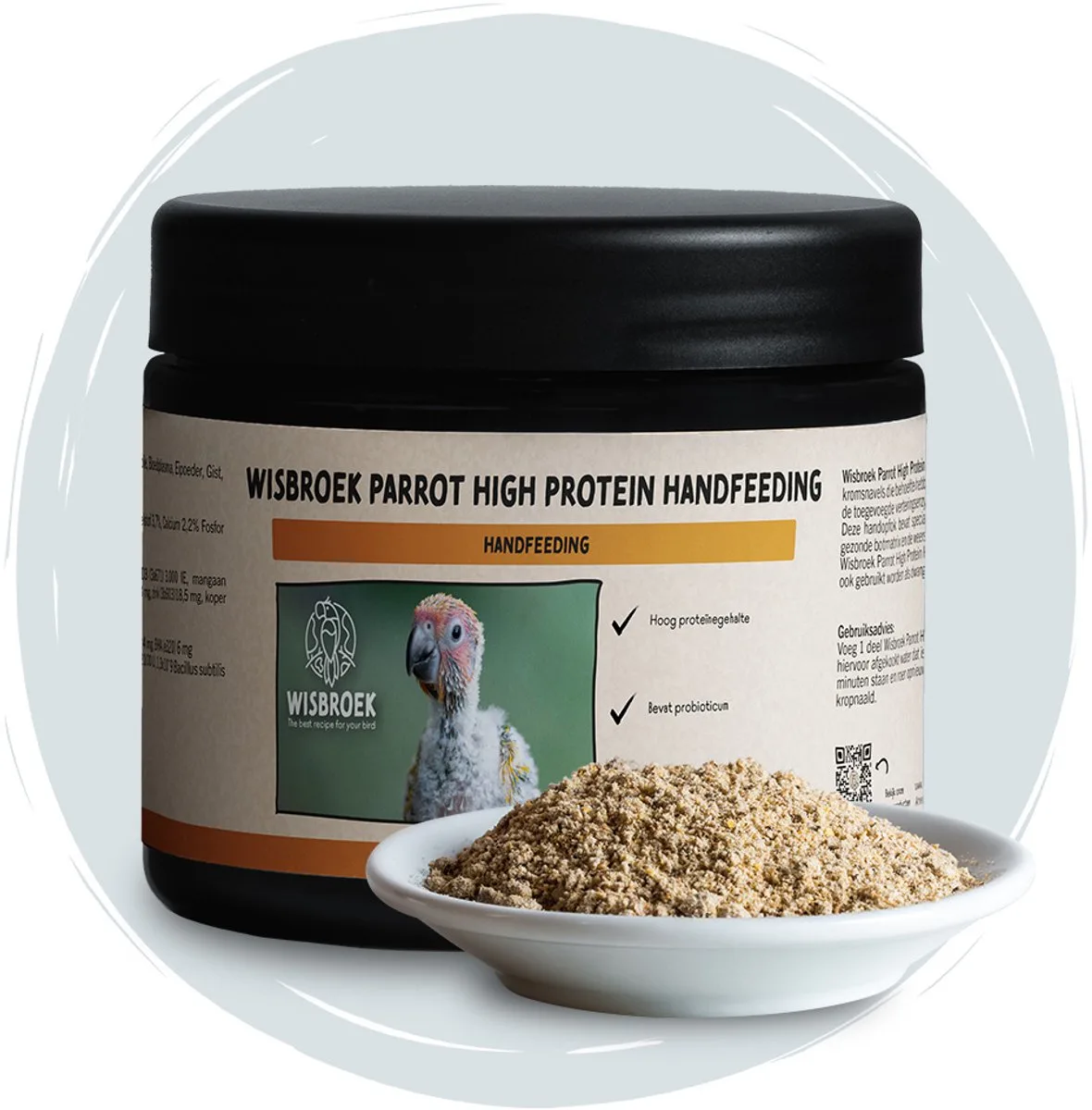 Parrot High Protein Handfeeding (250 g) von Wisbroek – Produktfoto