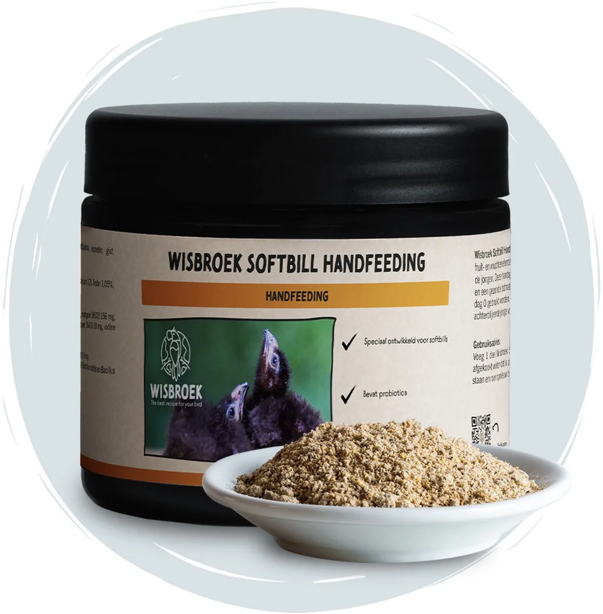 Softbill Handfeeding (250 gram) de Wisbroek – photo produit