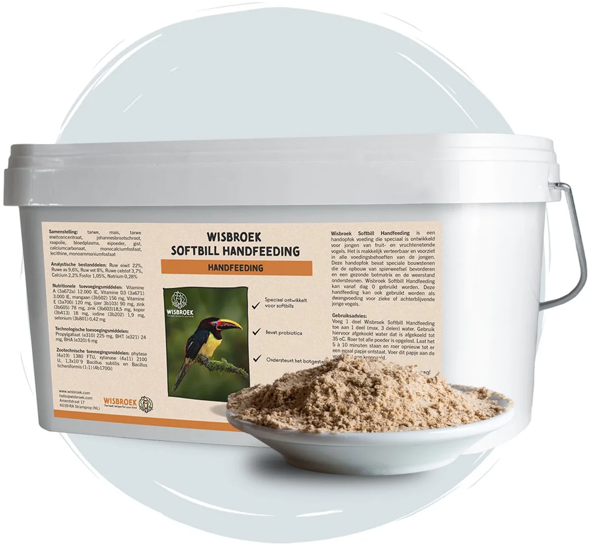Softbill Handfeeding (3.000 gram) från Wisbroek – produktbild
