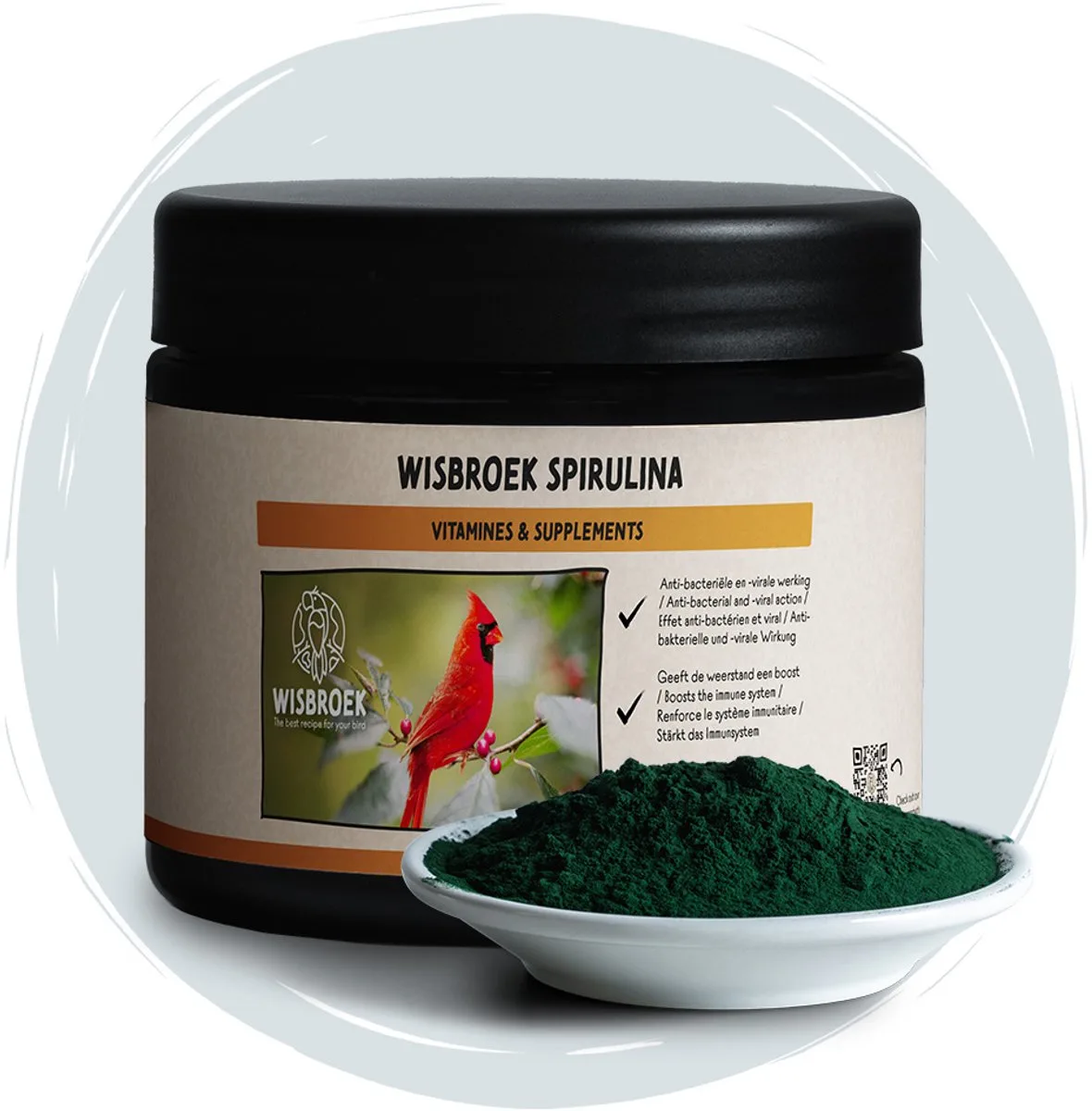 Spirulina (250 gram) van Wisbroek – productfoto