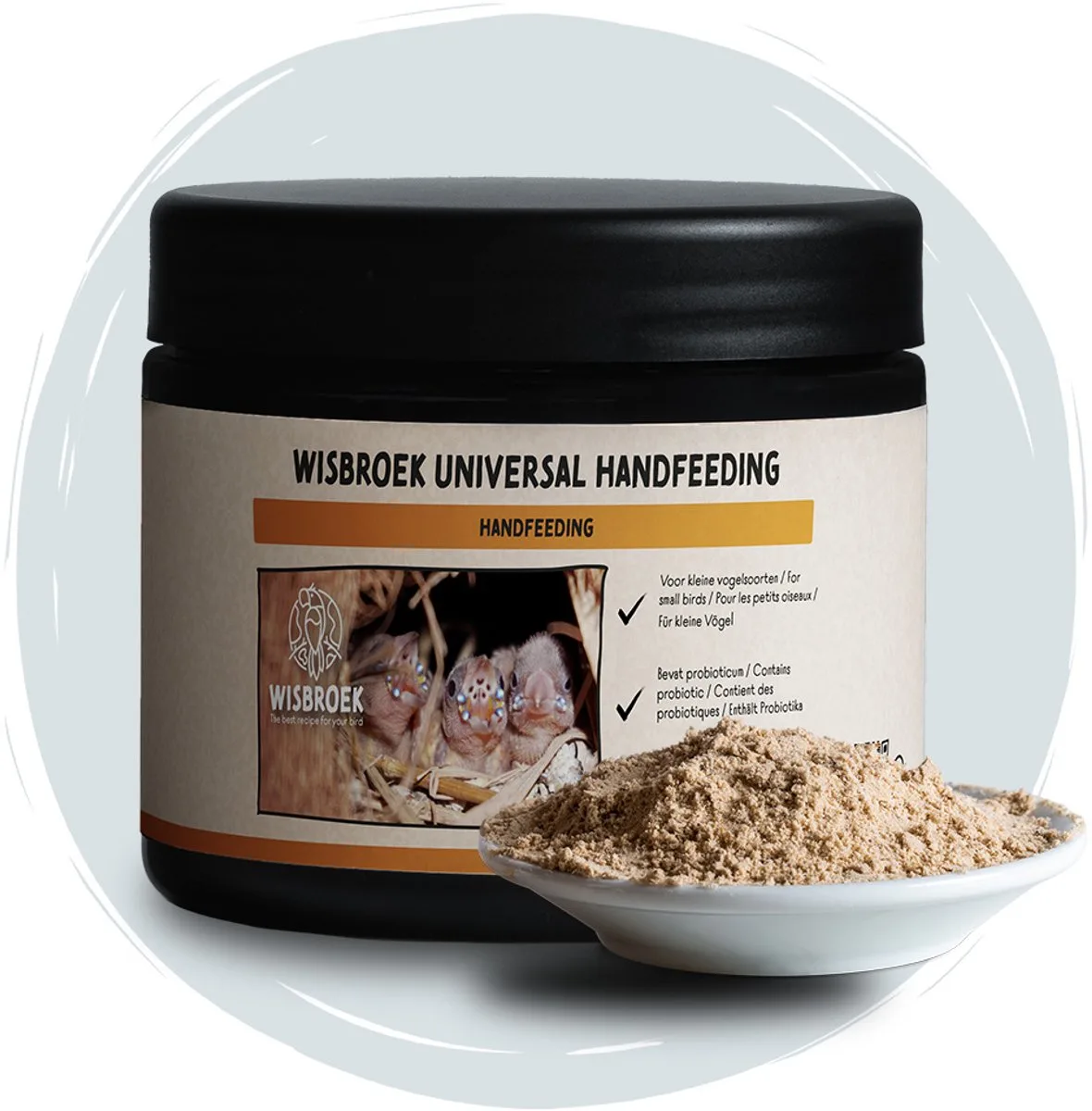 Universal Handfeeding (250 gram) från Wisbroek – produktbild