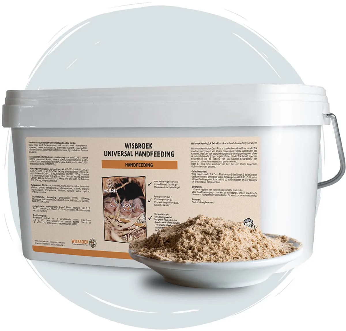 Universal Handfeeding (3.000 gram) från Wisbroek – produktbild