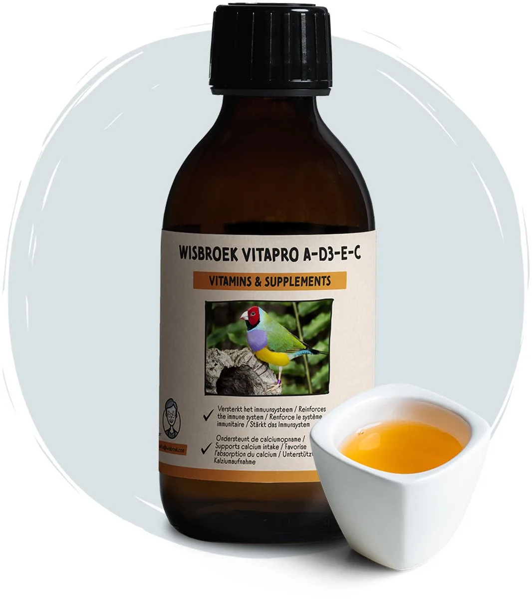 VitaPro A-D3-E-C (200 ml) von Wisbroek – Produktfoto
