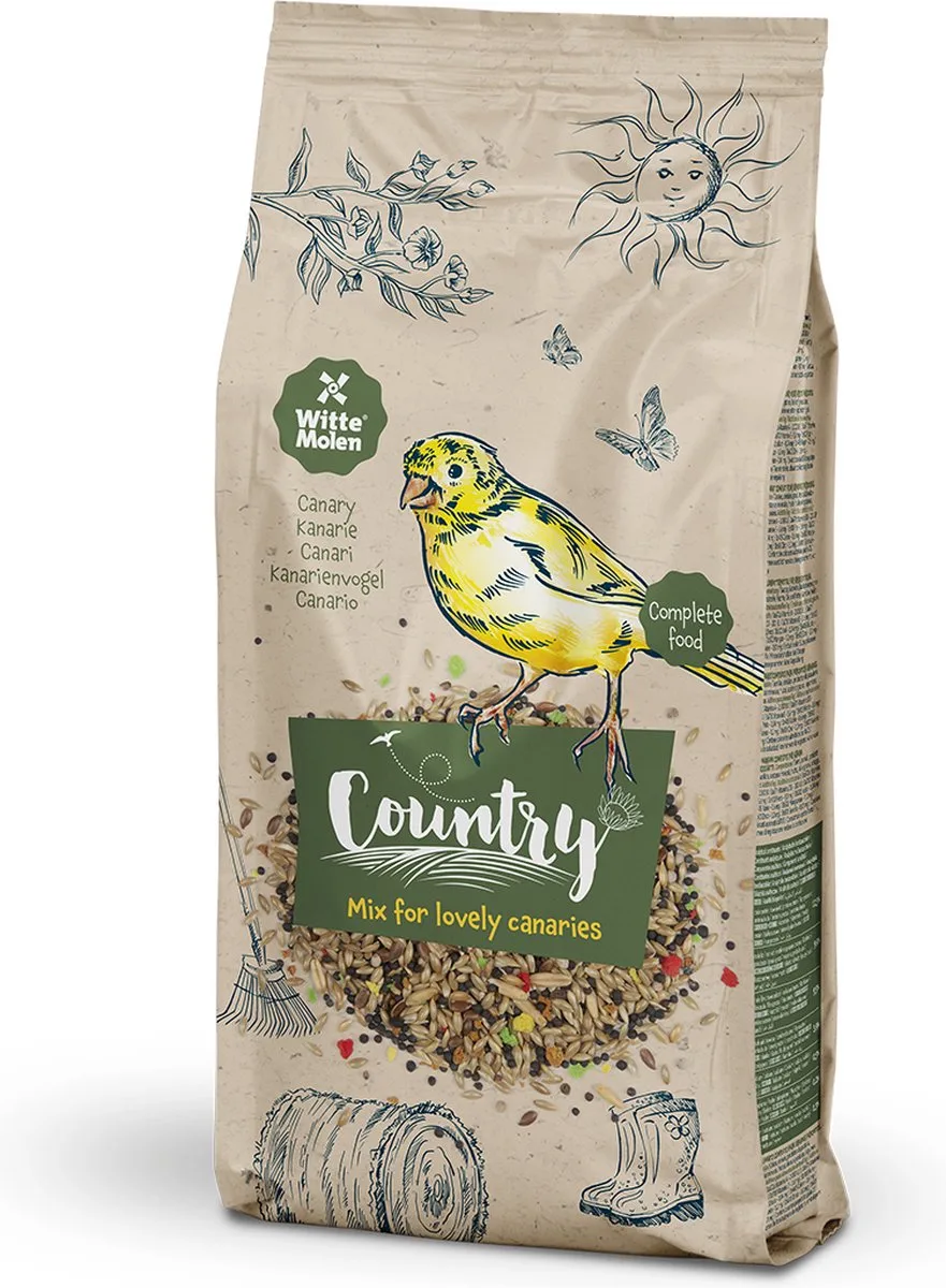 Binnenvogelvoer - Vogel - Country Kanarie 0,6kg - 1st de Witte Molen – photo produit