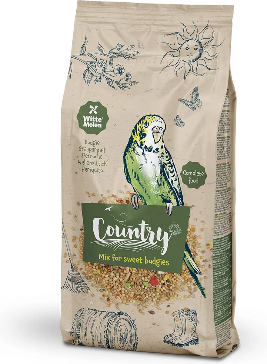 Binnenvogelvoer - Vogel - Country Parkiet 0,6kg - 1st van Witte Molen – productfoto