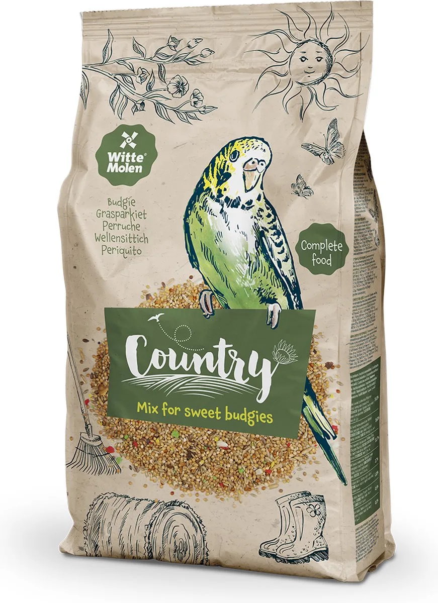 Binnenvogelvoer - Vogel - Country Parkiet 2,5kg - 1st de Witte Molen – photo produit