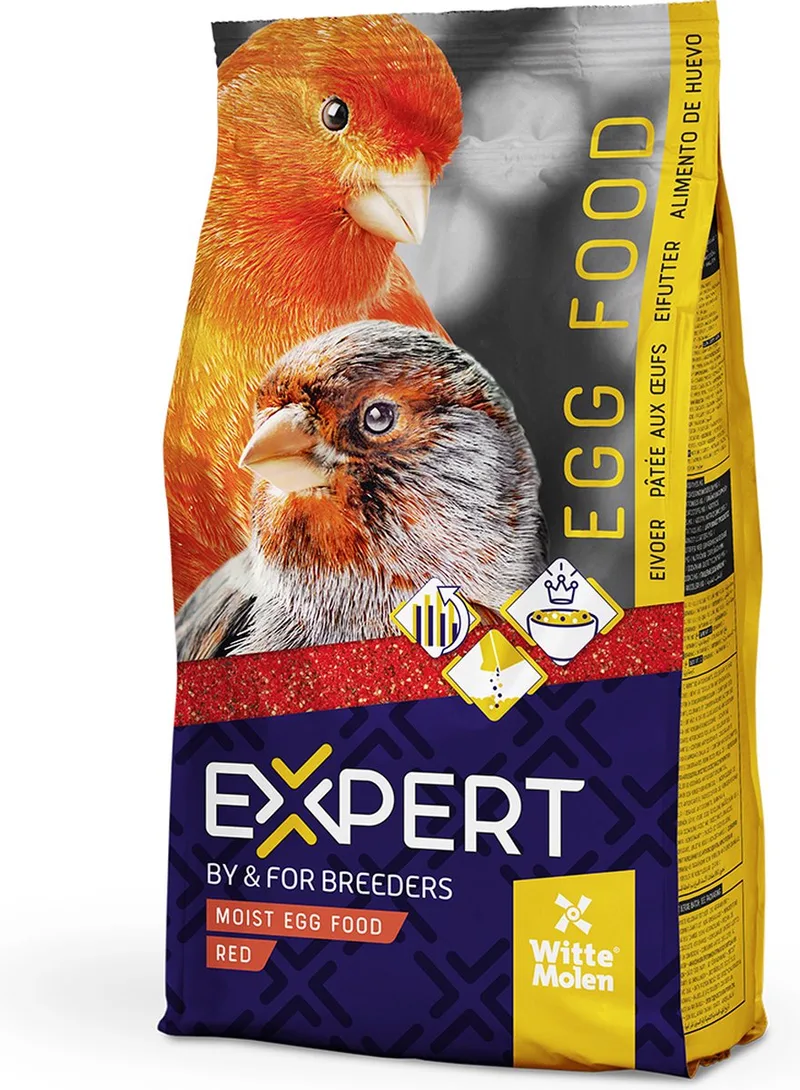 Binnenvogelvoer - Vogel - Expert Eivoer Rood 1kg - 1st de Witte Molen – photo produit