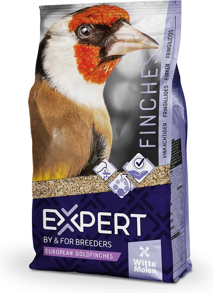 Binnenvogelvoer - Vogel - Expert Putters 2kg - 1st von Witte Molen – Produktfoto