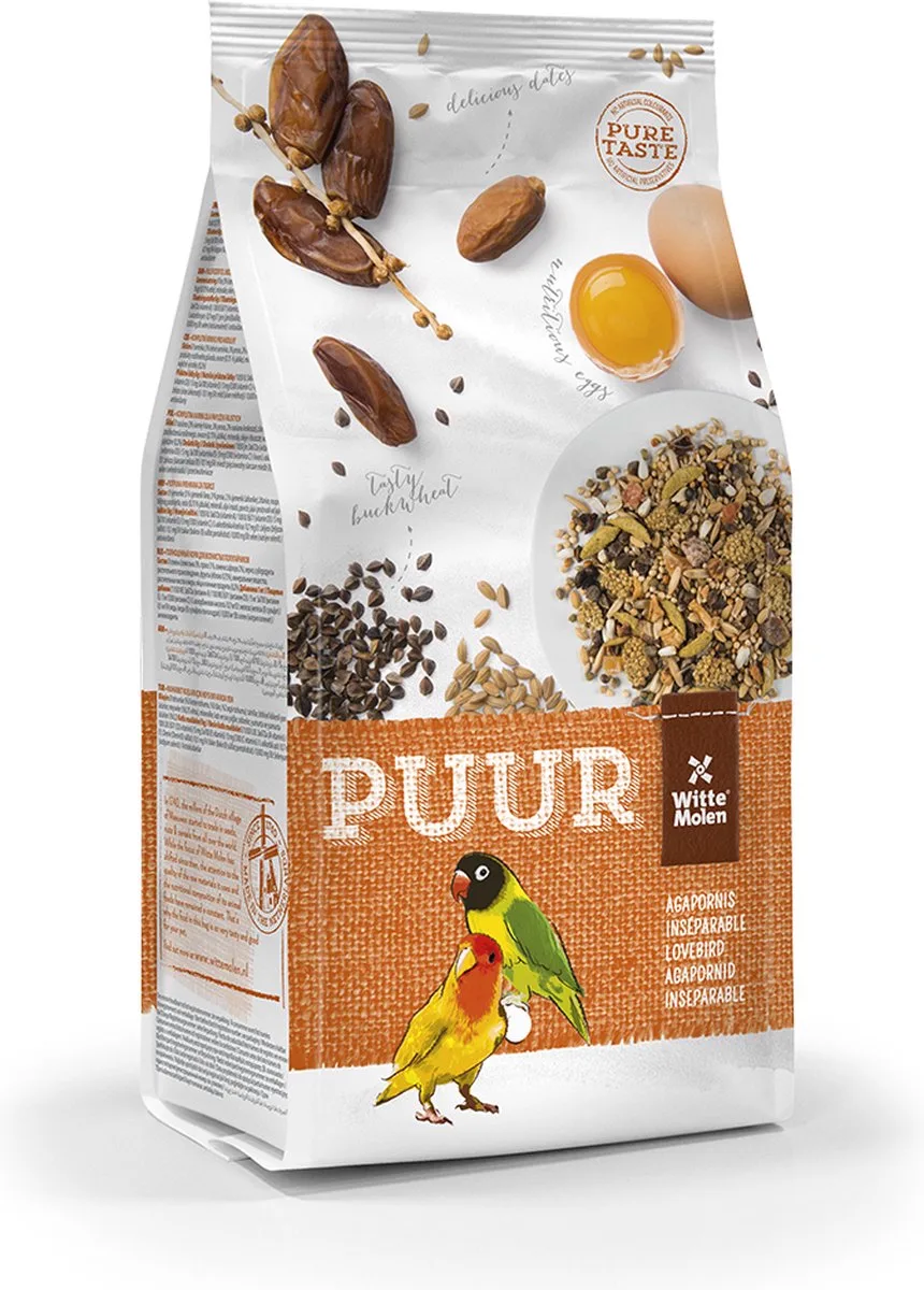Puur Agapornis 750 Gr 750 GR von Witte Molen – Produktfoto