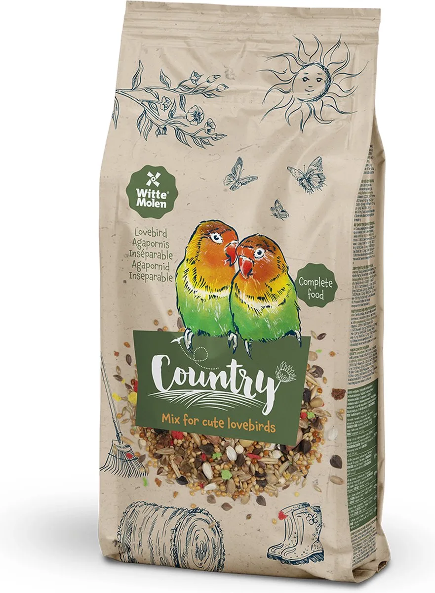 Country - Agapornis - 0,6kg fra Witte Molen – produktbillede