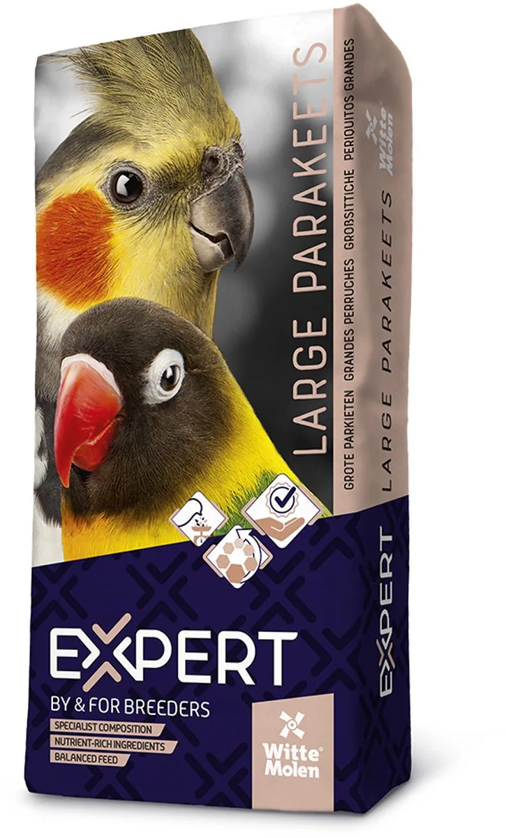 EXPERT Base Grote Parkieten Kweker 20KG van Witte Molen – productfoto