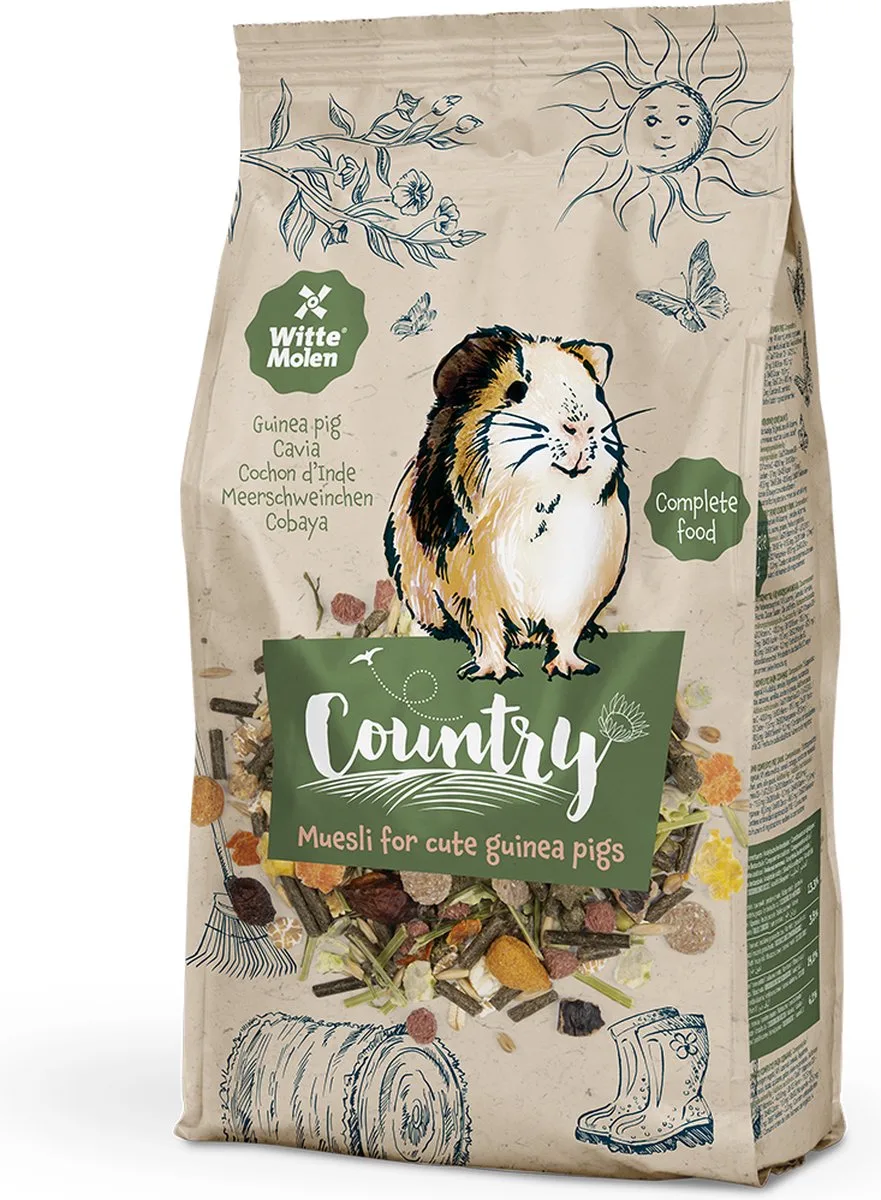 Knaagdierenvoer - Knaagdier - Country Cavia 0,85kg - 1st van Witte Molen – productfoto