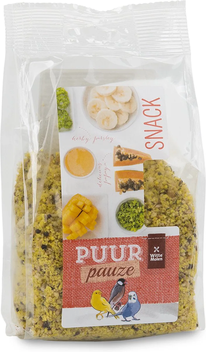 Puur Pauze Fruit- & Kruidencrumble -Vogelsnack - 200gr van Witte Molen – productfoto