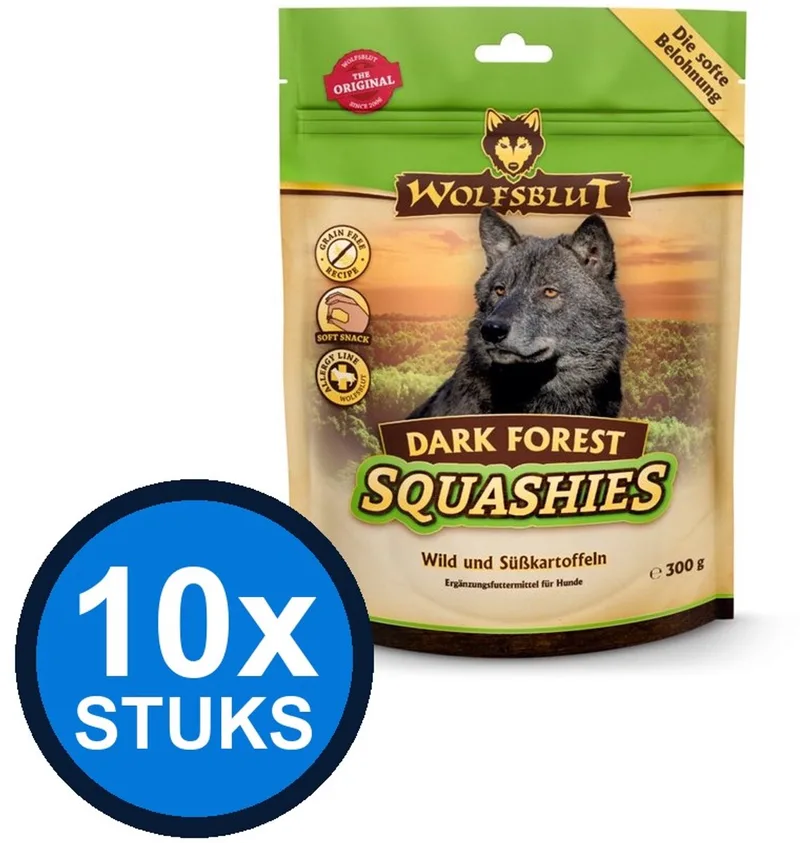 10x Wolfsblut - Squashies Dark Forest - Hondenvoer Droogvoer - 300 g by Wolfsblut – product photo