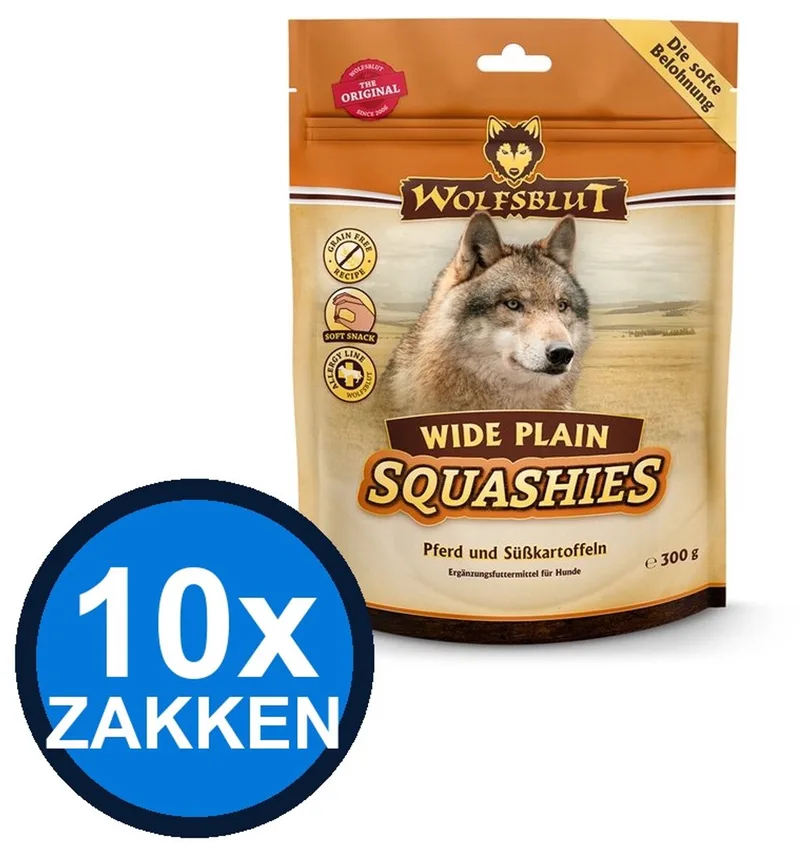 10x Wolfsblut - Squashies Wide Plain All Ages - Hondenvoer Droogvoer - 300 g de Wolfsblut – photo produit