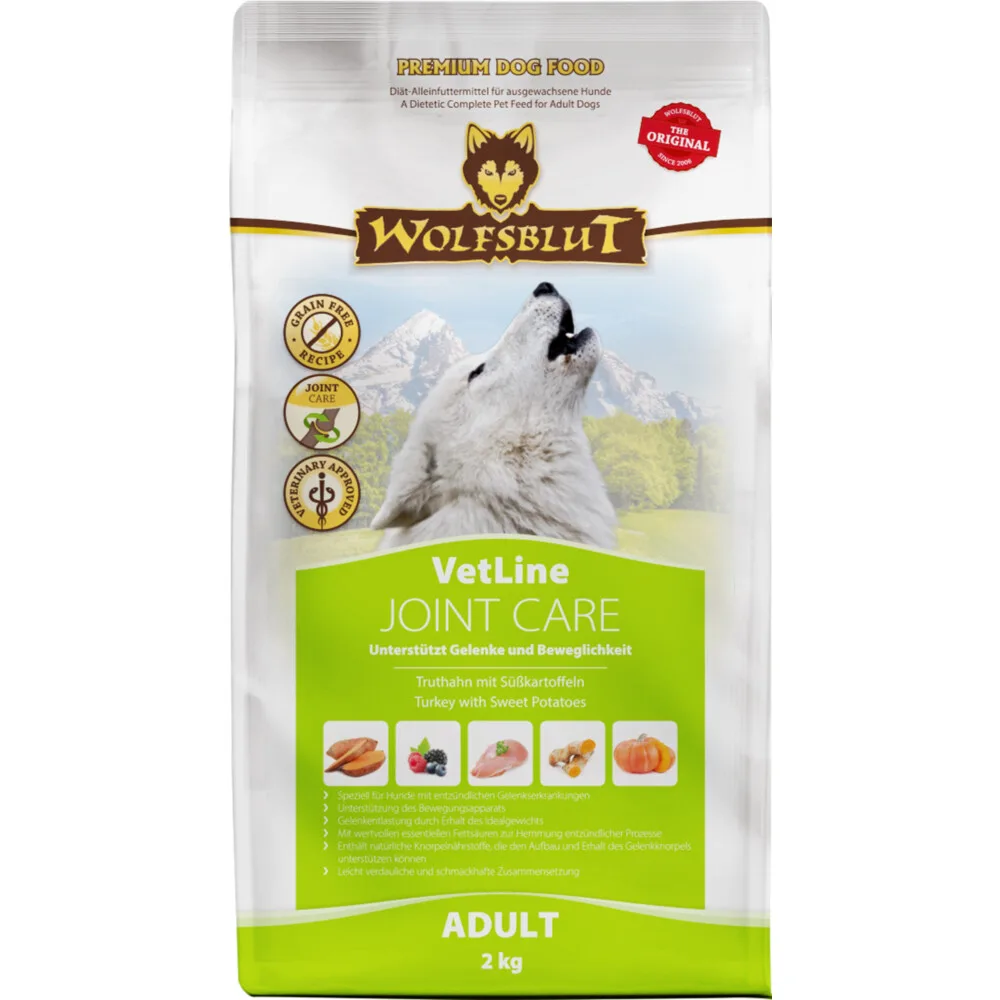 4x Wolfsblut VetLine Joint Care 2 kg fra Wolfsblut – produktbillede