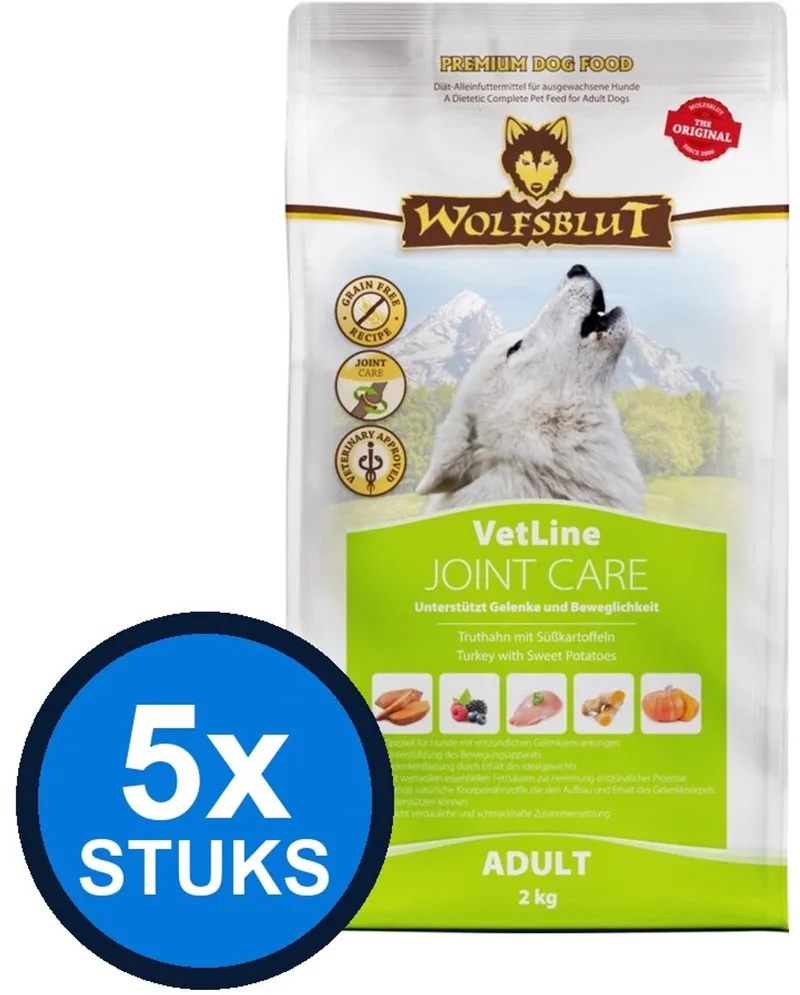 5x Wolfsblut - VetLine Joint Care - Hondenvoer Droogvoer - 2 kg de Wolfsblut – photo produit