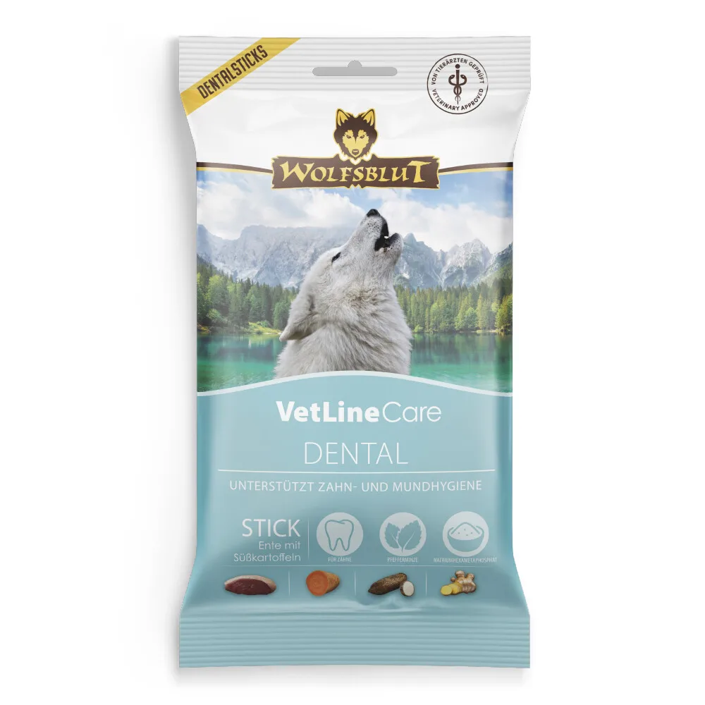 8x Wolfsblut Hondensnack Vetline Snack Dental 100 gr de Wolfsblut – photo produit