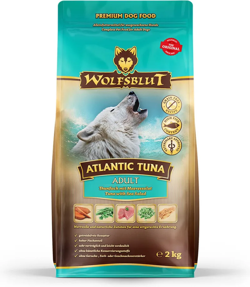 Adult Atlantic Tuna Hondenvoer 2 kg de Wolfsblut – photo produit