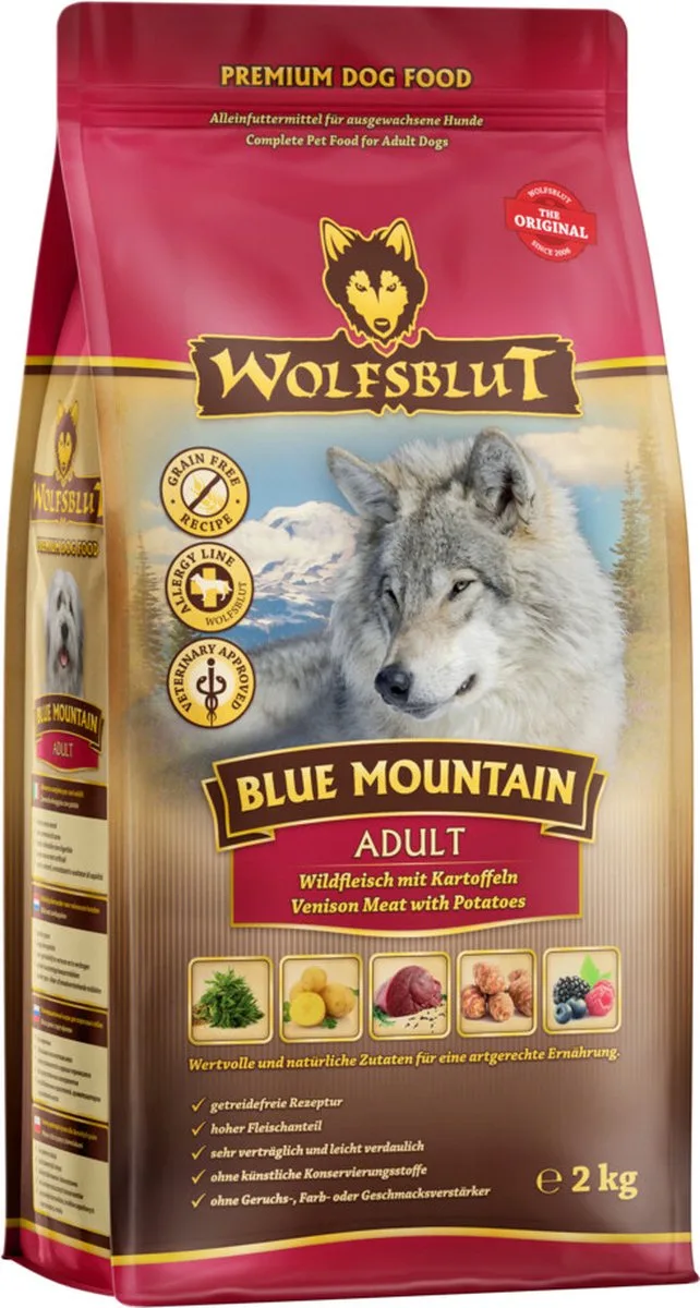 Blue Mountain Adult 2 kg by Wolfsblut – product photo