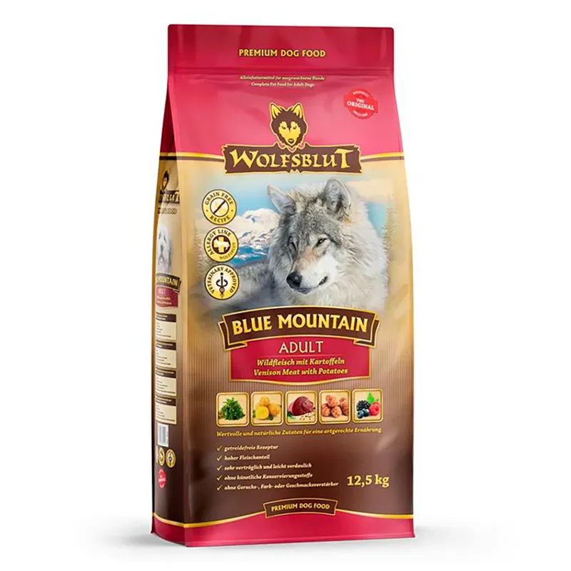 Blue Mountain Hypoallergeen Hondenvoer 125 Kg by Wolfsblut – product photo