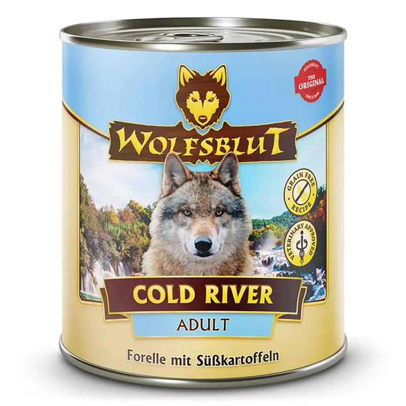 Cold River Natvoer Voor Honden 395g by Wolfsblut – product photo