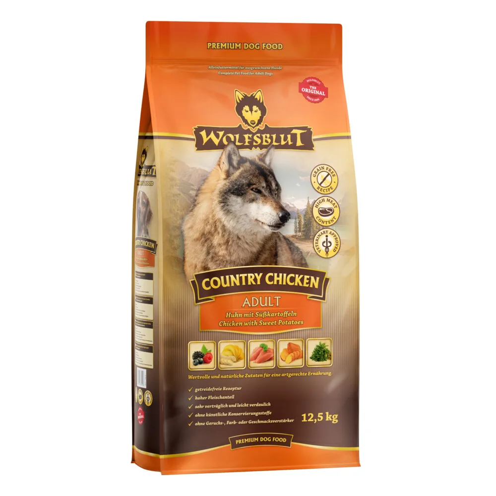 Country Chicken Adult 12,5 kg de Wolfsblut – photo produit