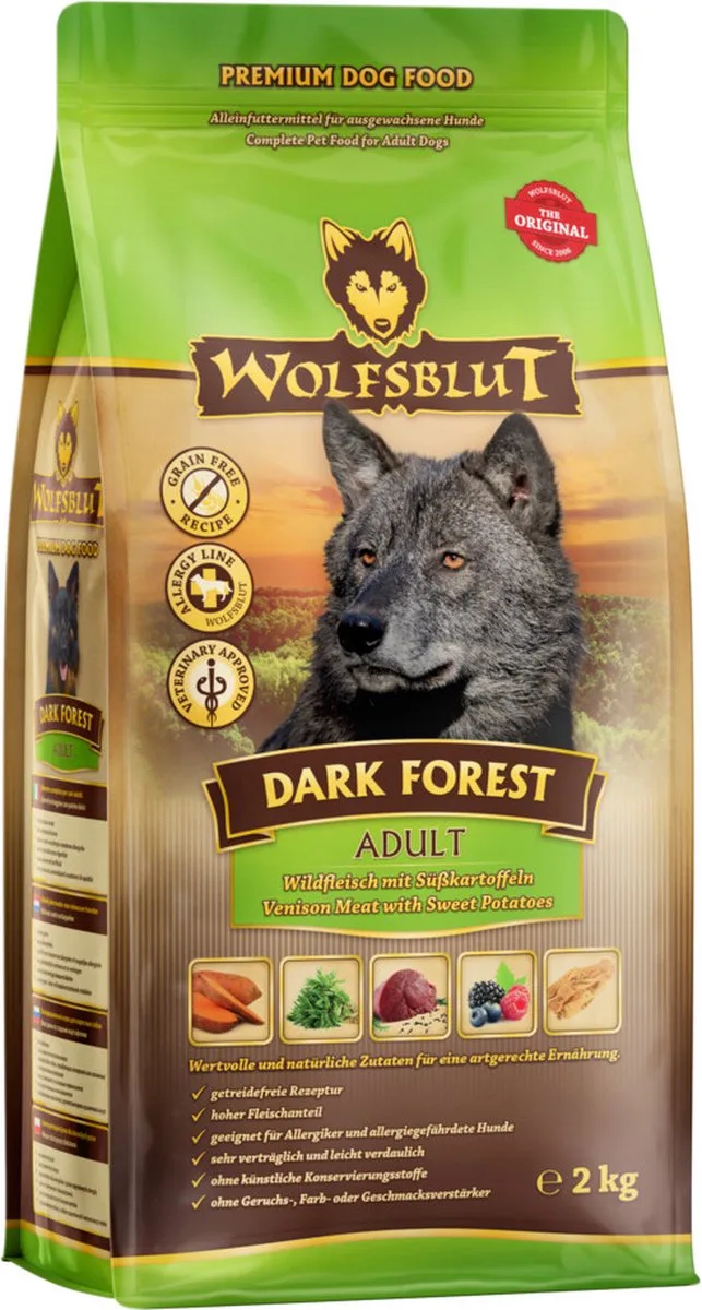 Dark Forest Adult 2 kg de Wolfsblut – photo produit