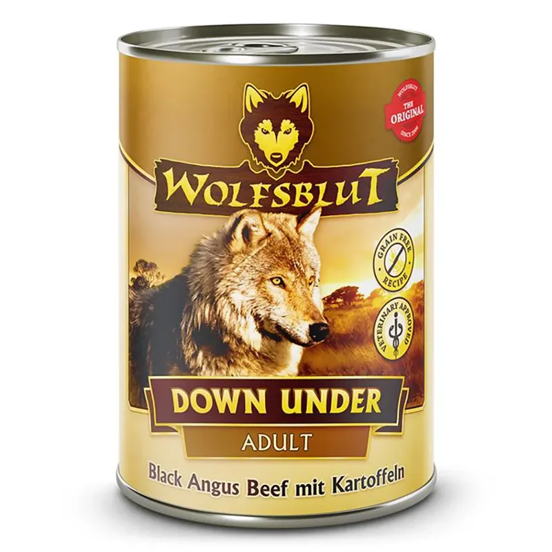 Down Under Nassfutter Für Hunde 395g von Wolfsblut – Produktfoto