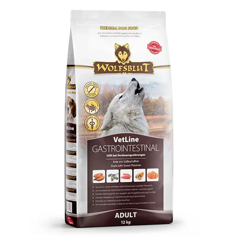 Gastro-intestinaal Hondenvoer 12 Kg fra Wolfsblut – produktbillede