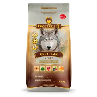Nourriture Pour Chiens Gray Peak à La Chèvre Et Aux Patates Douces 12.5kg de Wolfsblut – photo produit 1 sur 2