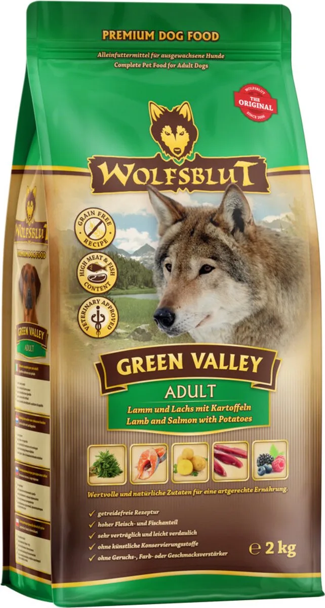 Green Valley Adult 2 kg van Wolfsblut – productfoto