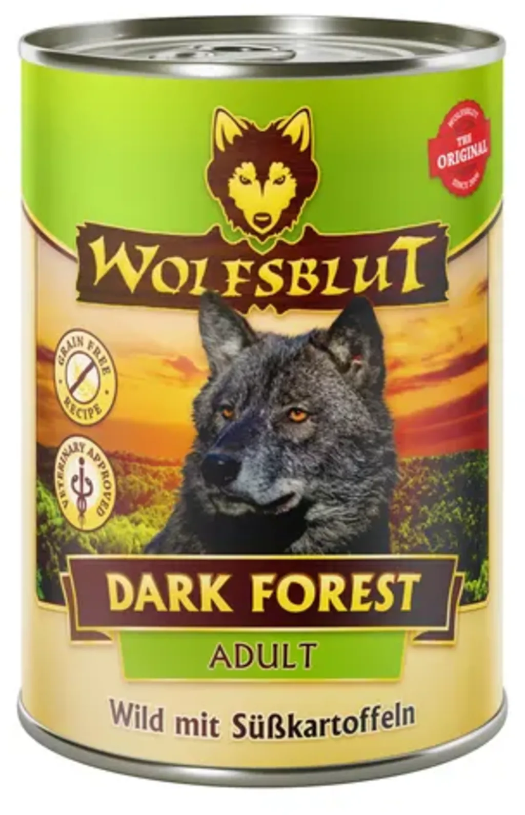Hundenassfutter Dark Forest Wild & Süßkartoffel - 395 g von Wolfsblut – Produktfoto