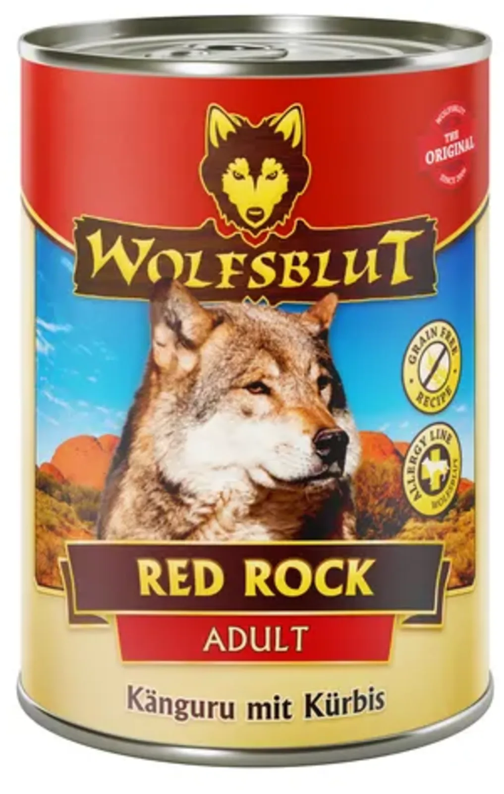 Hundenassfutter Red Rock Känguru - 395 g von Wolfsblut – Produktfoto
