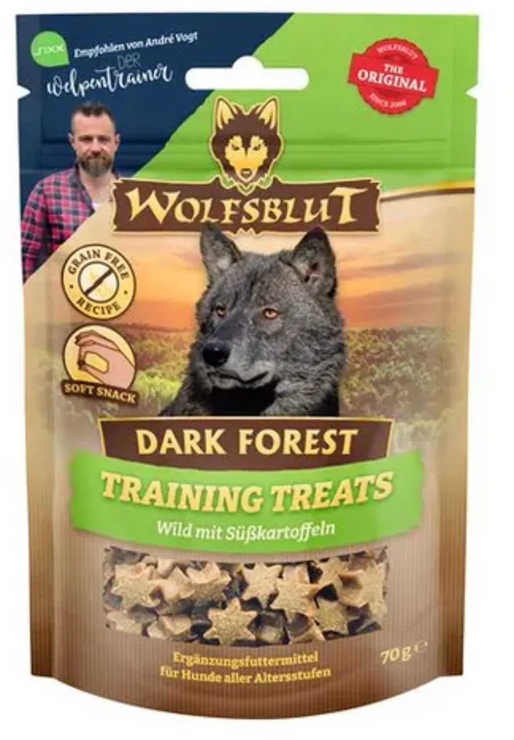 Hundesnack Dark Forest Training Treats - 70 g von Wolfsblut – Produktfoto