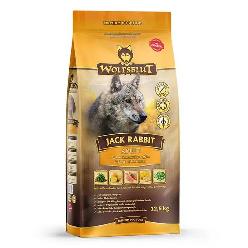 Jack Rabbit Hondenvoer 12.5 Kg by Wolfsblut – product photo