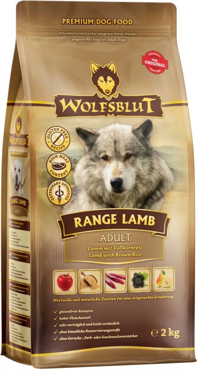 Range Lamb - 3 x 2 kg - Voordeelverpakking van Wolfsblut – productfoto
