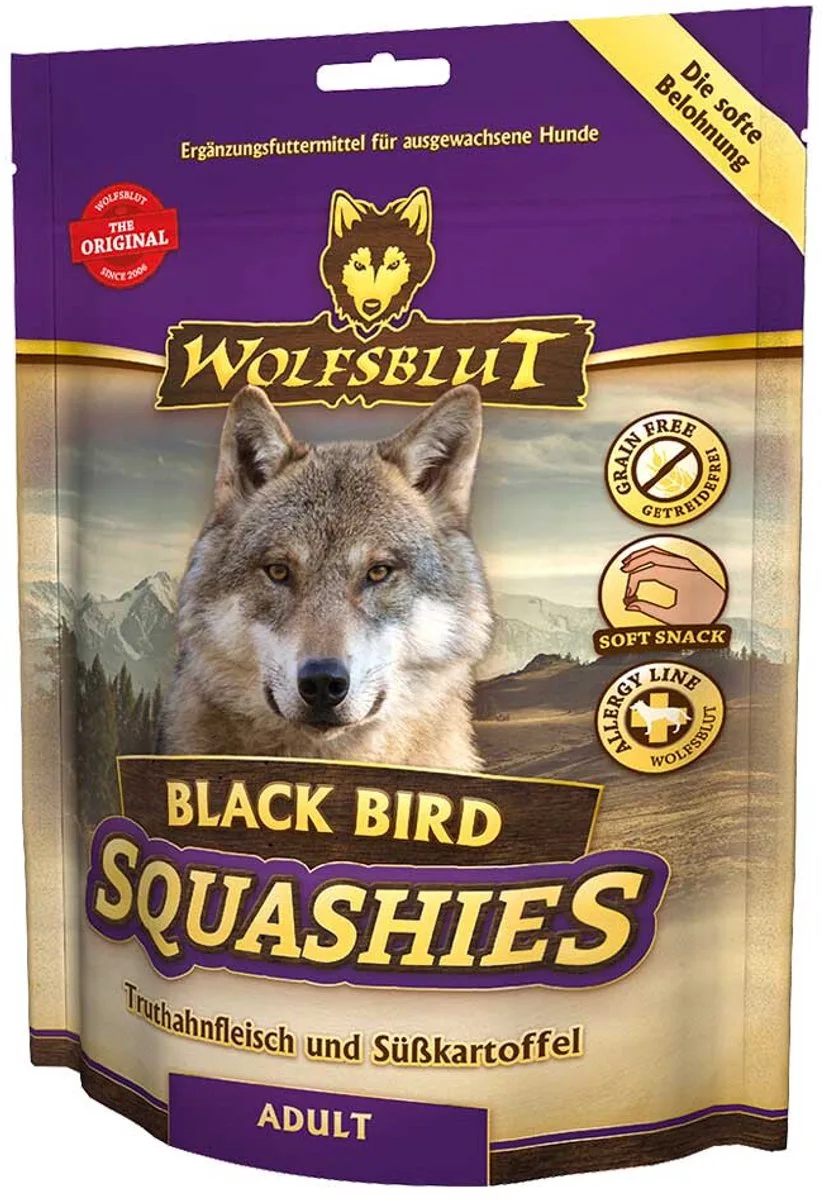 Squashies Black Bird Adult - 300 gr de Wolfsblut – photo produit