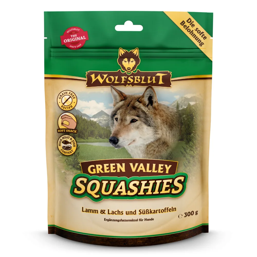 6x Wolfsblut Squashies Green Valley 300 gr by Wolfsblut – product photo