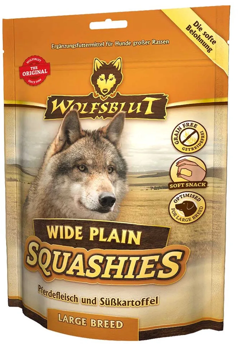 Squashies wide Plain L-breed - 6 x 300 gr - Voordeelverpakking by Wolfsblut – product photo