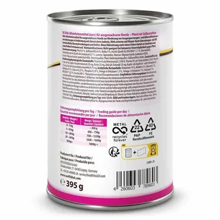 Vetline Hypoallergenes Nassfutter Für Hunde Mit Pferd 395g fra Wolfsblut – produktbillede 2 af 2
