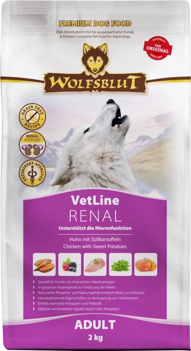 VetLine Renal - 4 x 2 kg - Voordeelverpakking von Wolfsblut – Produktfoto