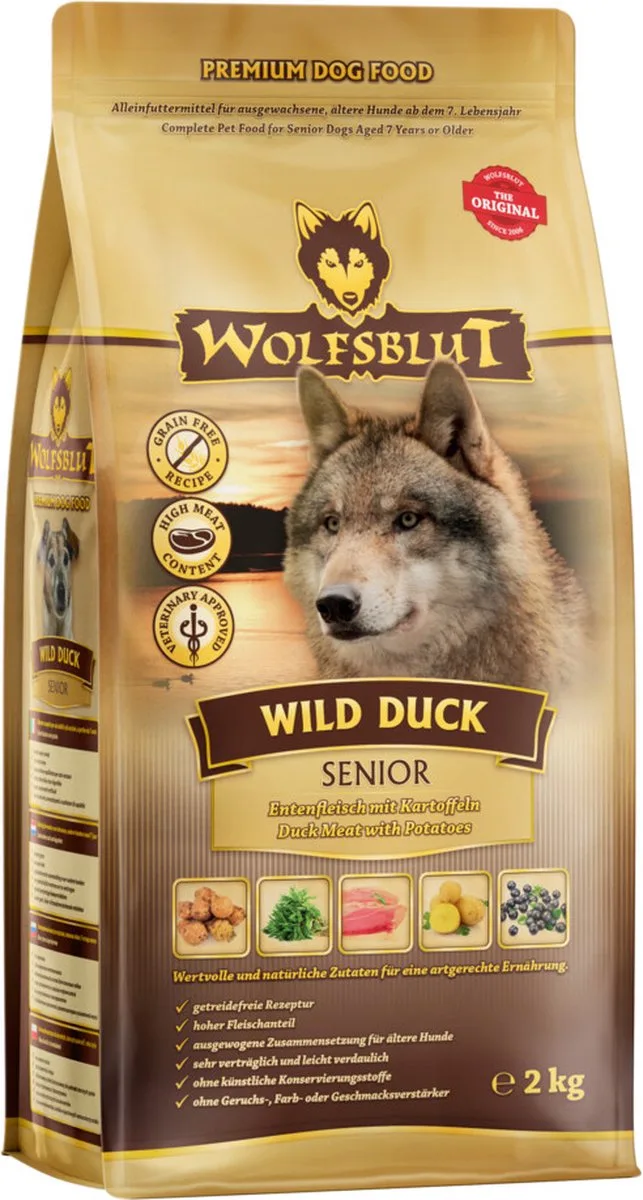Wild Duck Senior - 3 x 2 kg - Voordeelverpakking van Wolfsblut – productfoto