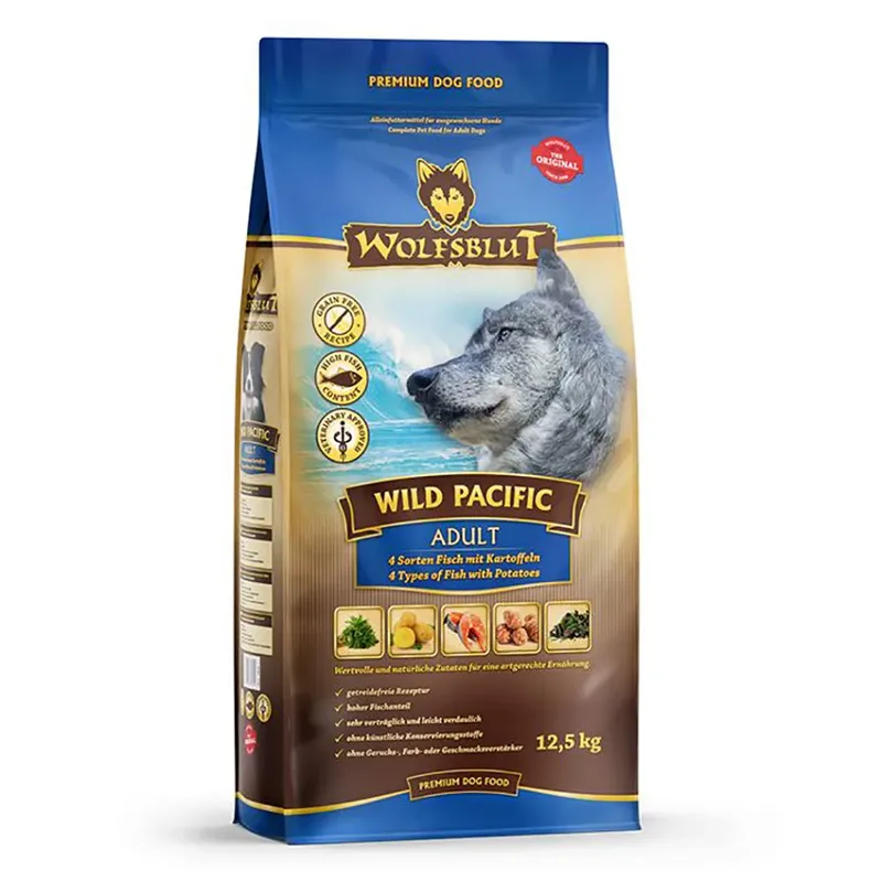 Wild Pacific Hondenvoer 12.5 Kg by Wolfsblut – product photo