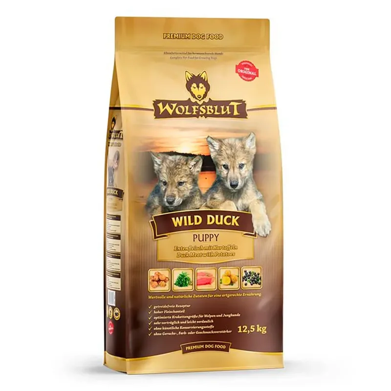 Wildenten-welpen-hundefutter 12.5 Kg de Wolfsblut – photo produit