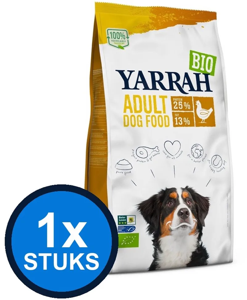 1x Yarrah Bio Adult Kip - Hondenvoer by Yarrah – product photo